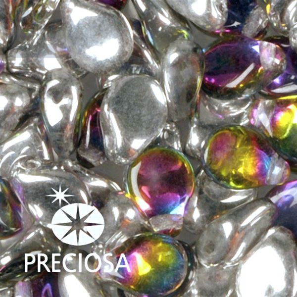 Preciosa PIP 5 x 7 mm 25 ks Stbrn 00030-29436