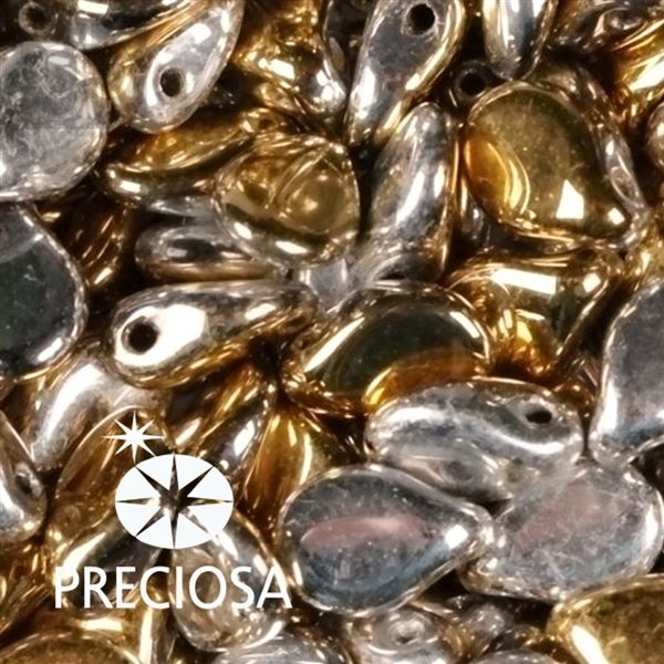 Preciosa PIP 5 x 7 mm 25 ks Zlat 00030-98550