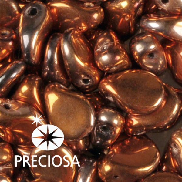 Preciosa PIP 5 x 7 mm 25 ks Bronzov 23980-27133