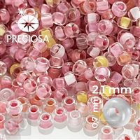 Preciosa rokajl MIX 11/0 2,1 mm Rová lutá 50 g