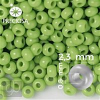 Preciosa rokajl 10/0 2,3 mm Zelená 53310 50 g