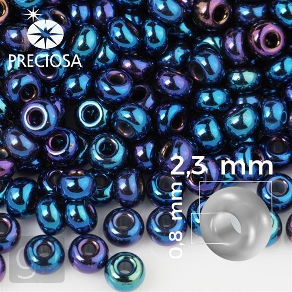 Preciosa rokajl 10/0 2,3 mm Modr Iris 59135 50 g