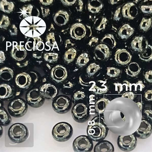 Preciosa rokajl 10/0 2,3 mm Zelen 49055 50 g