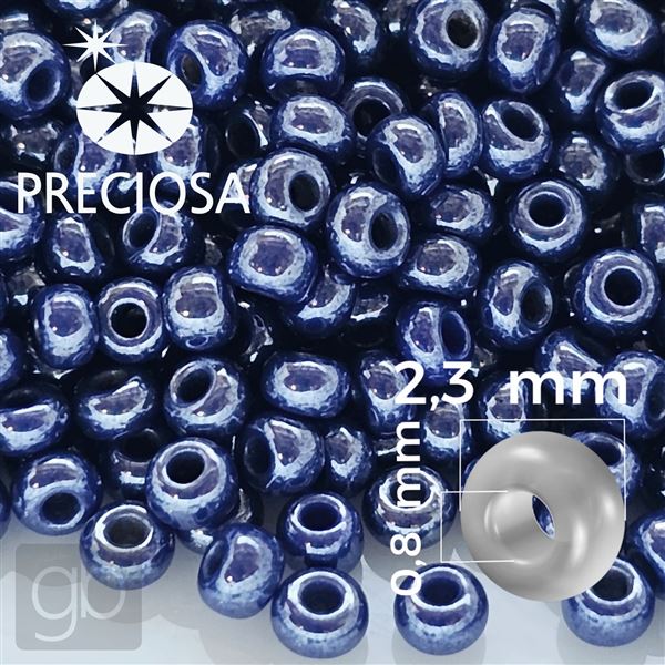 Preciosa rokajl 10/0 2,3 mm Modr 33061 50 g