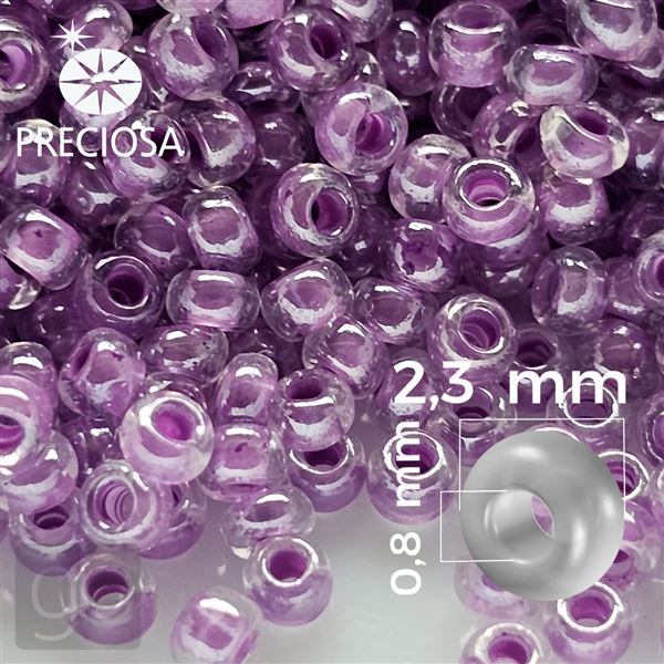 Preciosa rokajl 10/0 2,3 mm Fialov 38628 50 g