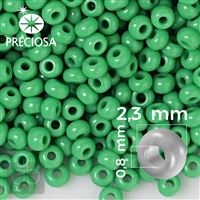 Preciosa rokajl 10/0 2,3 mm Zelená 53250 50 g