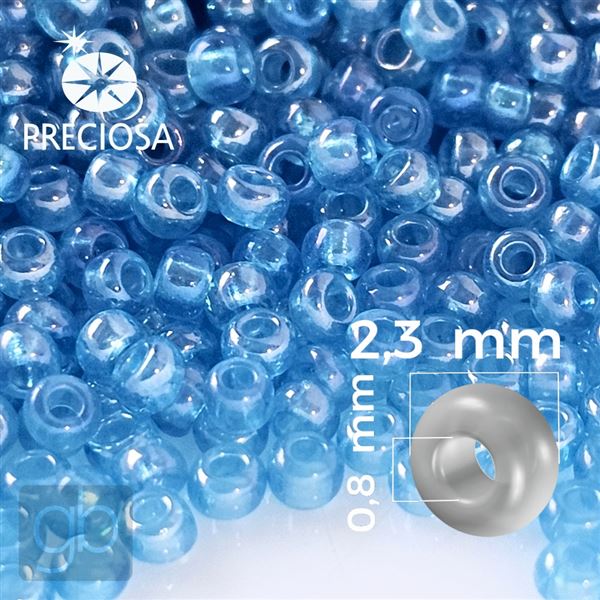 Preciosa rokajl 10/0 2,3 mm Modr 61030 50 g