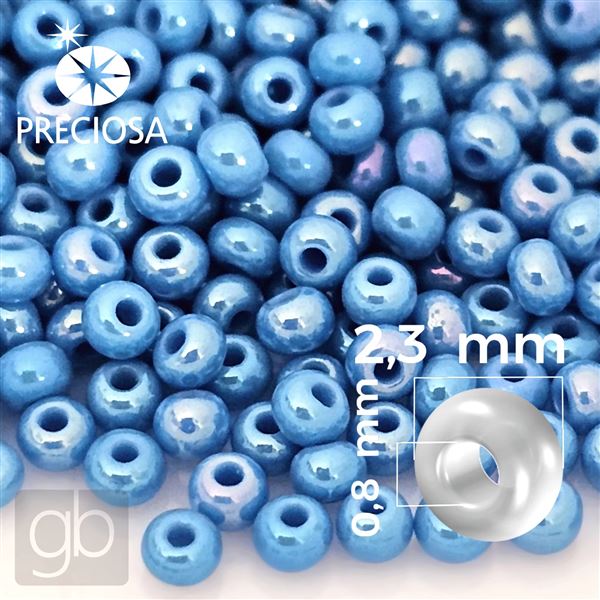 Preciosa rokajl 10/0 2,3 mm Modr 64050 20 g