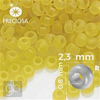 Preciosa rokajl 10/0 2,3 mm lutá MATT 80010 50 g