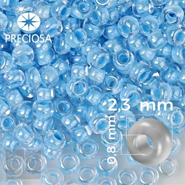 Preciosa rokajl 10/0 2,3 mm Modr 38632 50 g