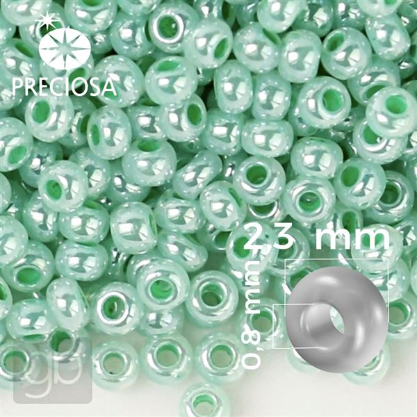 Preciosa rokajl 10/0 2,3 mm Zelen 37356 50 g