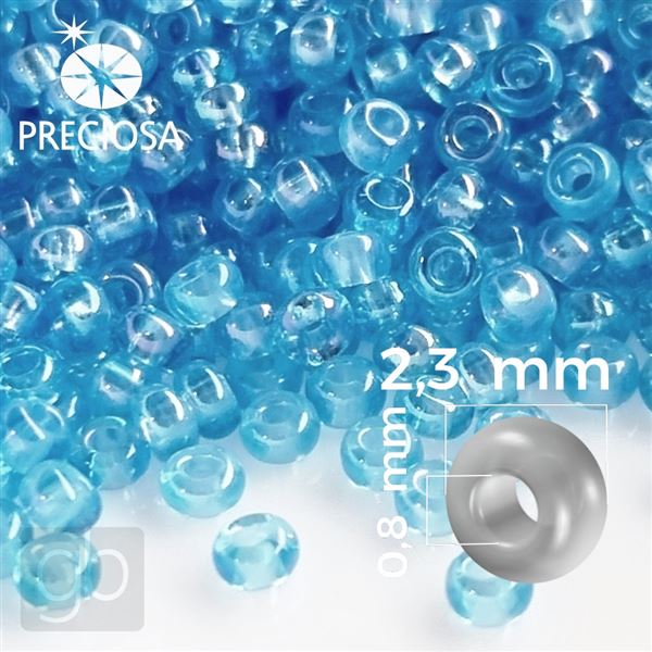 Preciosa rokajl 10/0 2,3 mm Modr 61010 20 g