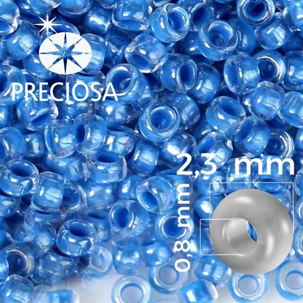 Preciosa rokajl 10/0 2,3 mm Modr 38638 20 g