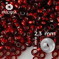 Preciosa rokajl 10/0 2,3 mm ervená 97120 50 g