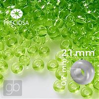 Preciosa rokajl 11/0 2,1 mm Zelená 50220 50 g