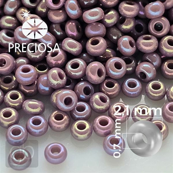 Preciosa rokajl 11/0 2,1 mm Fialov 24020 20 g