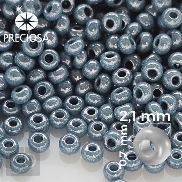 Preciosa rokajl 11/0 2,1 mm Modr 33025 50 g