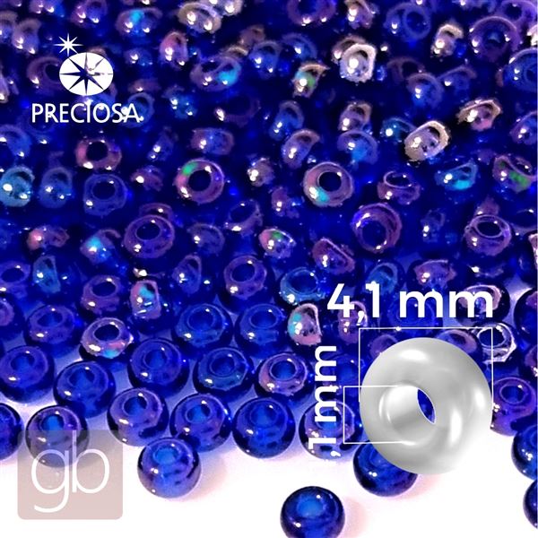 Preciosa rokajl 6/0 4,1 mm Modr 61300 20 g