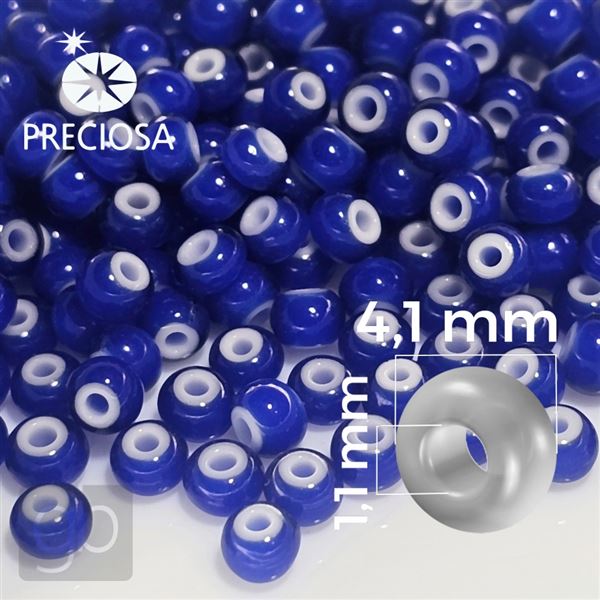 Preciosa CORNELIAN rokajl 6/0 4,1 mm Modr 33710 20 g