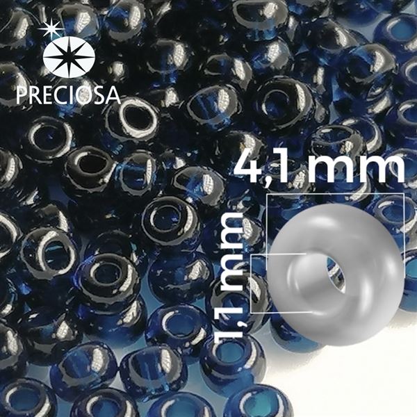 Preciosa rokajl 6/0 4,1 mm Modr 60100 20 g