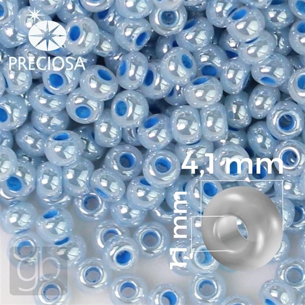 Preciosa korlky rokajl 6/0 4,1 mm Modr 37336 50 g