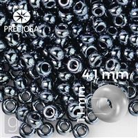 Preciosa rokajl 6/0 4,1 mm Hematit edá 49102 50 g