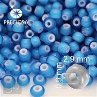 Preciosa Cornelian rokajl 8/0 2,9 mm Modrá 63715 50 g