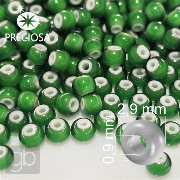 Preciosa Cornelian rokajl 8/0 2,9 mm Zelen 53712 50 g